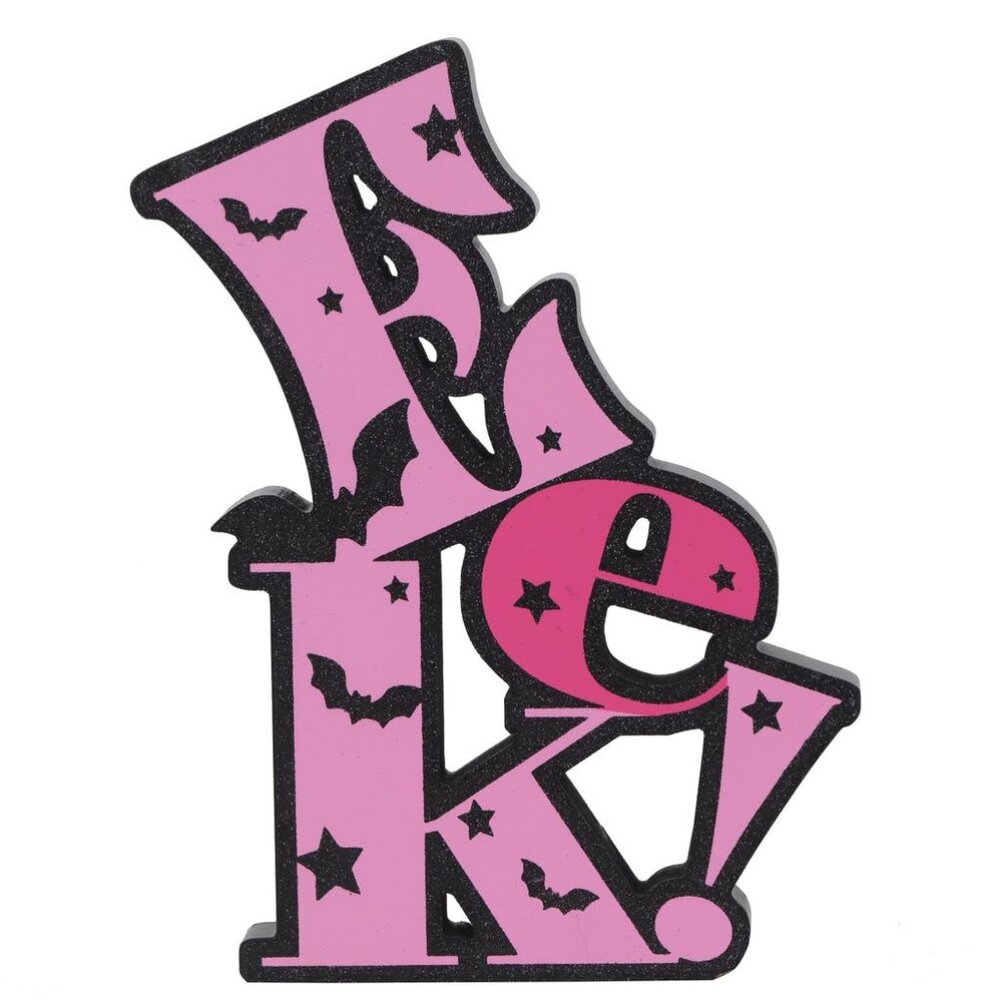 Ashland Halloween EEK Wooden sign